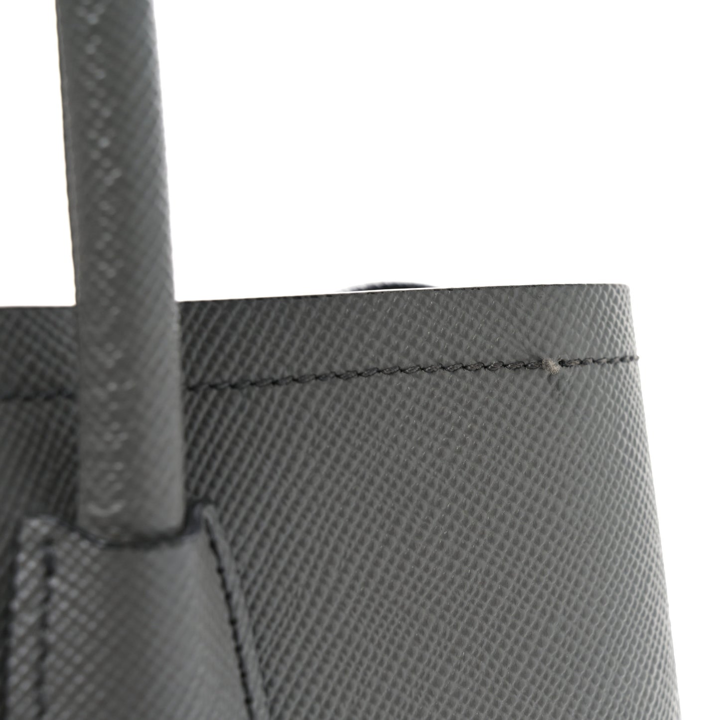 Saffiano Cuir Small Double Bag Marmo