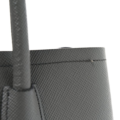 Prada Saffiano Cuir Small Double Bag Marmo 10 of 10