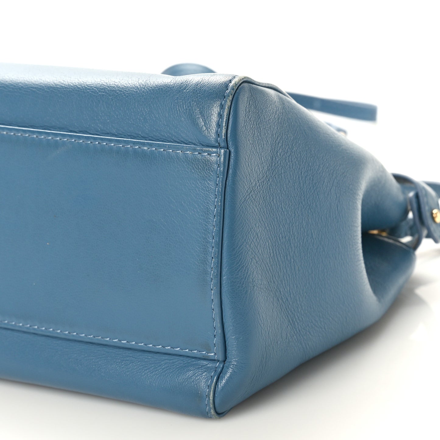 Nappa Mini Peekaboo Iconic Satchel Blue