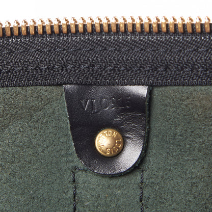 Louis Vuitton Epi Keepall 55 Black 9 of 10