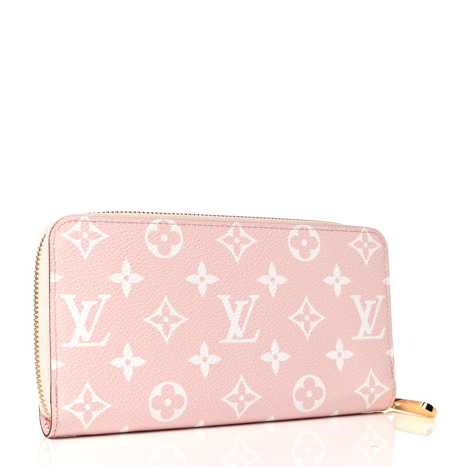 Louis Vuitton Monogram Giant Zippy Wallet Rouge Rose 2 of 5