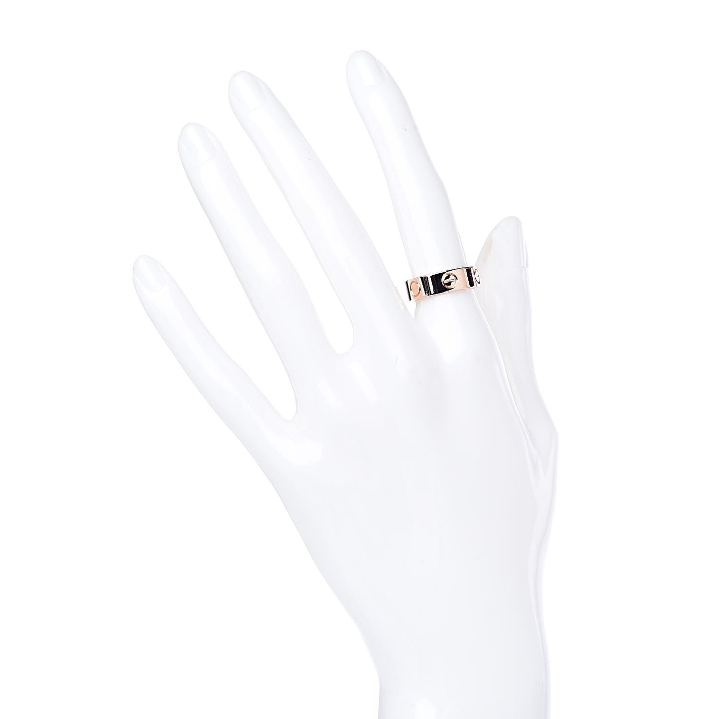 18K Pink Gold 5.5mm LOVE Ring 50 5.25