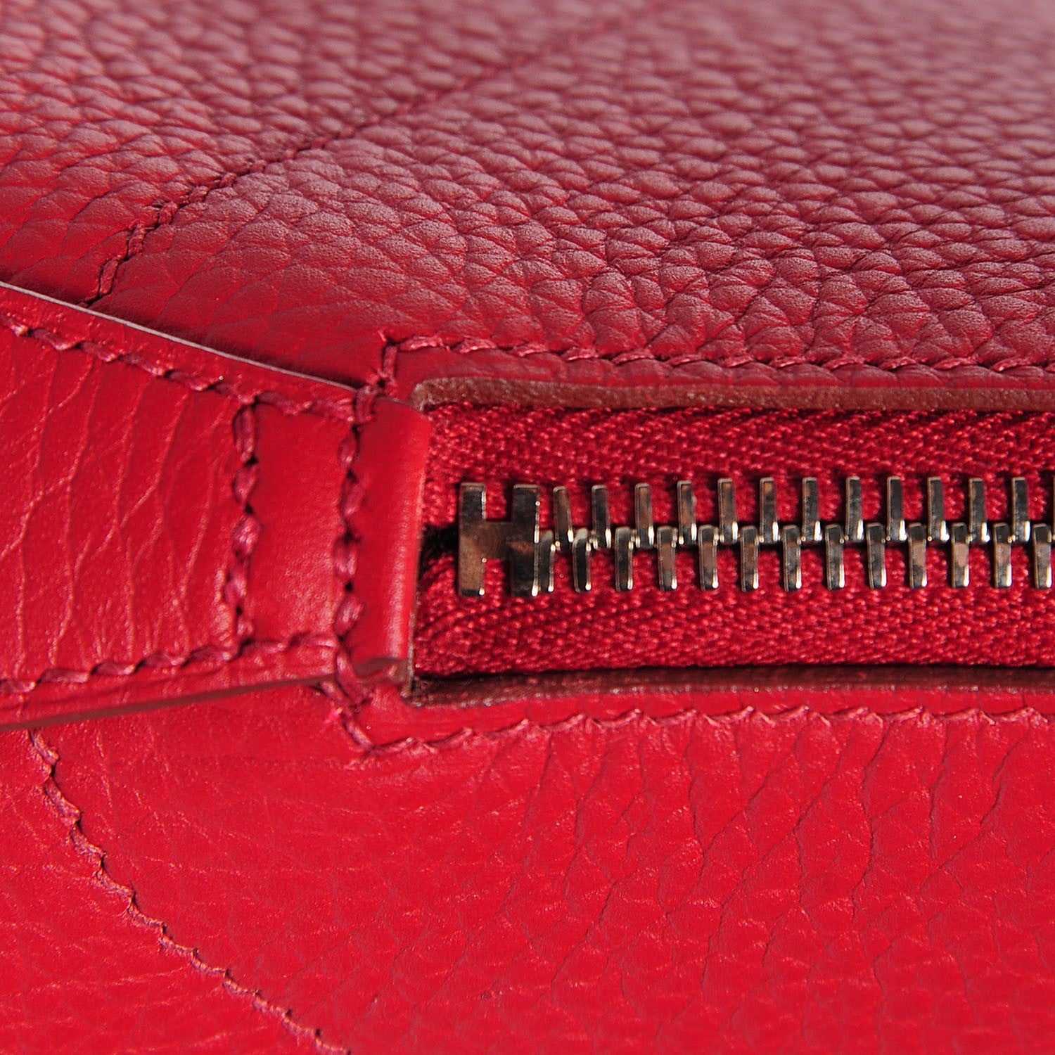 Hermes Taurillon Clemence Bolide 31 Rouge Garance 14 of 16