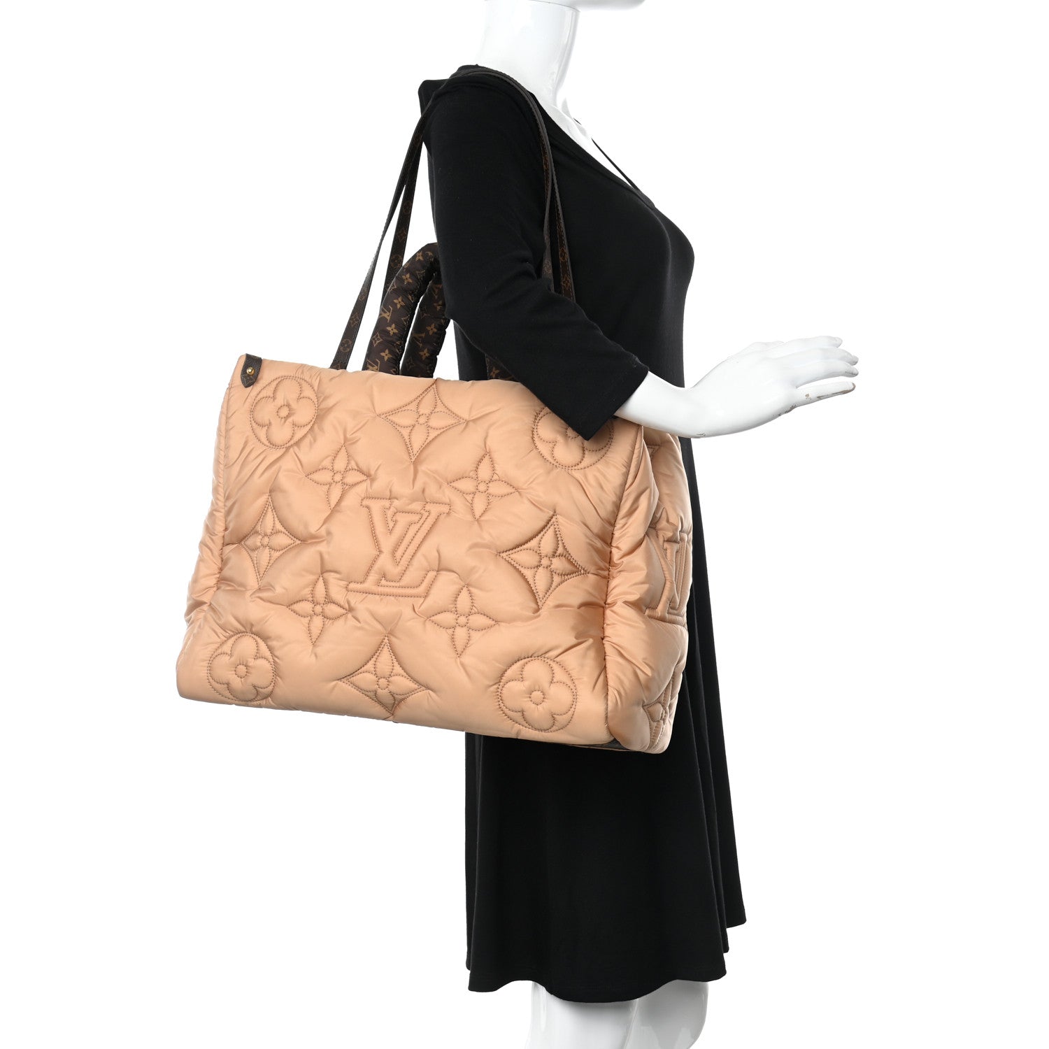 Louis Vuitton Econyl Monogram Pillow Giant Onthego GM Beige 2 of 9