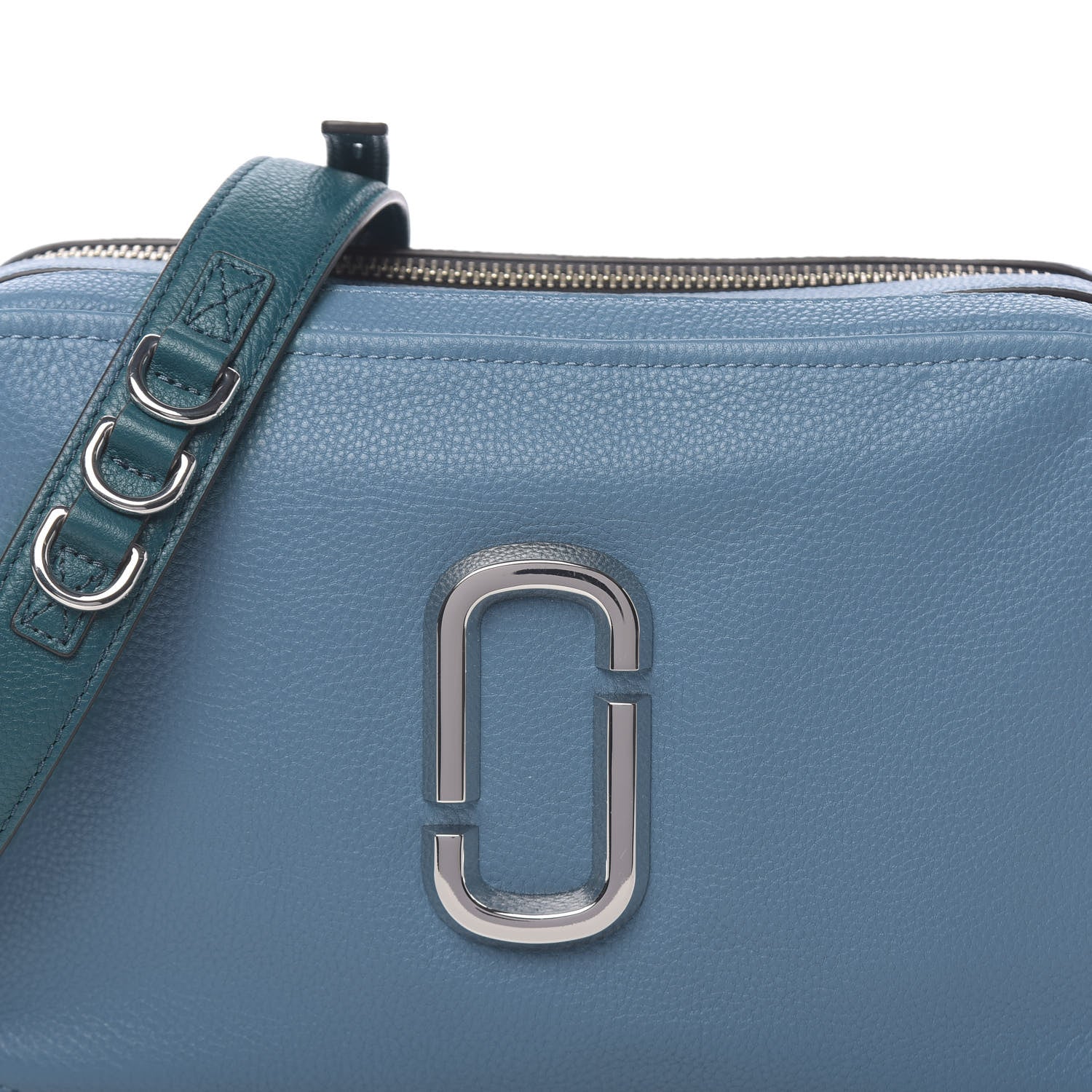 Marc Jacobs Supple Natural Grain Calfskin The Softshot 27 Bag Dusty Slate 8 of 10