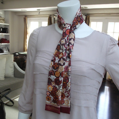 Louis Vuitton Silk Eugenia Bandeau Rubis 2 of 6