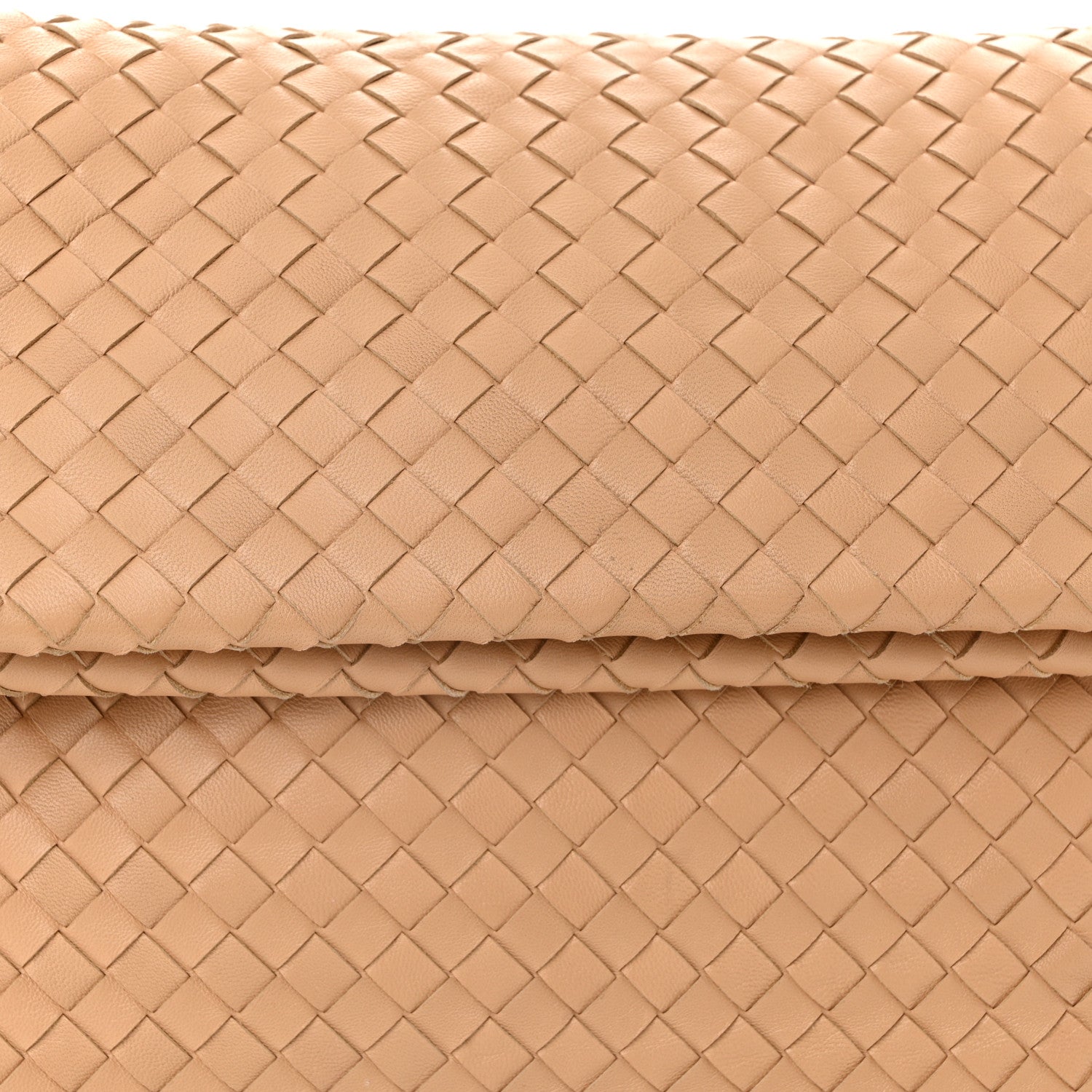 Bottega Veneta Nappa Intrecciato The Fold Crossbody Almond 6 of 8