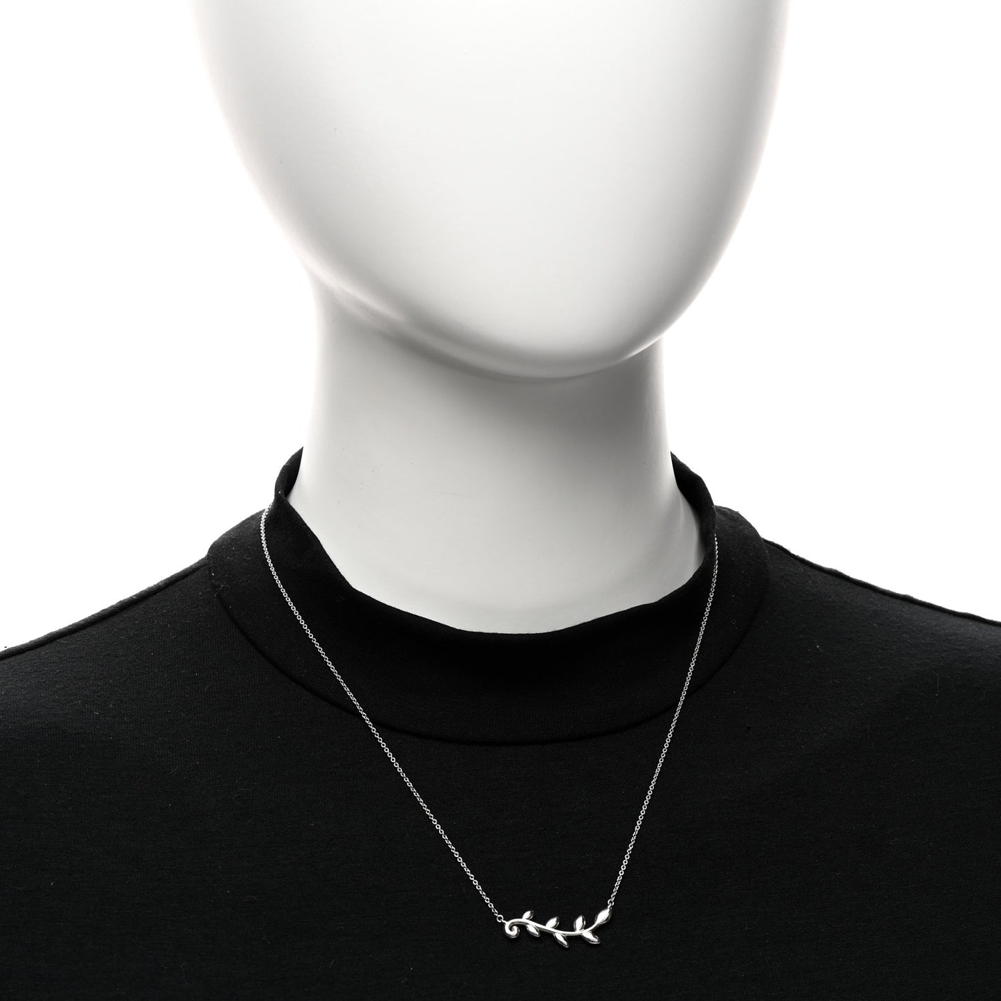 Sterling Silver Paloma Picasso Olive Leaf Vine Pendant Necklace