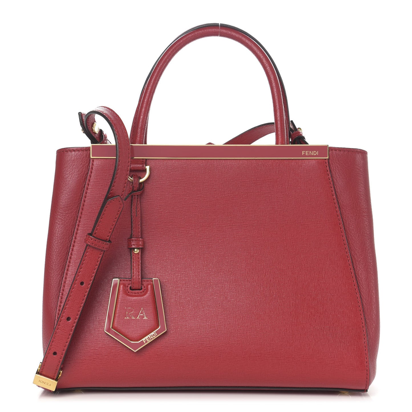 Vitello Elite Flamingo Petite 2Jours Tote Mattone