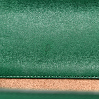 Gucci Calfskin Studded Small Padlock Shoulder Bag Emerald 11 of 15