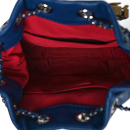 Chanel Calfskin Quilted Small Gabrielle Bucket Dark Blue 4 of 8