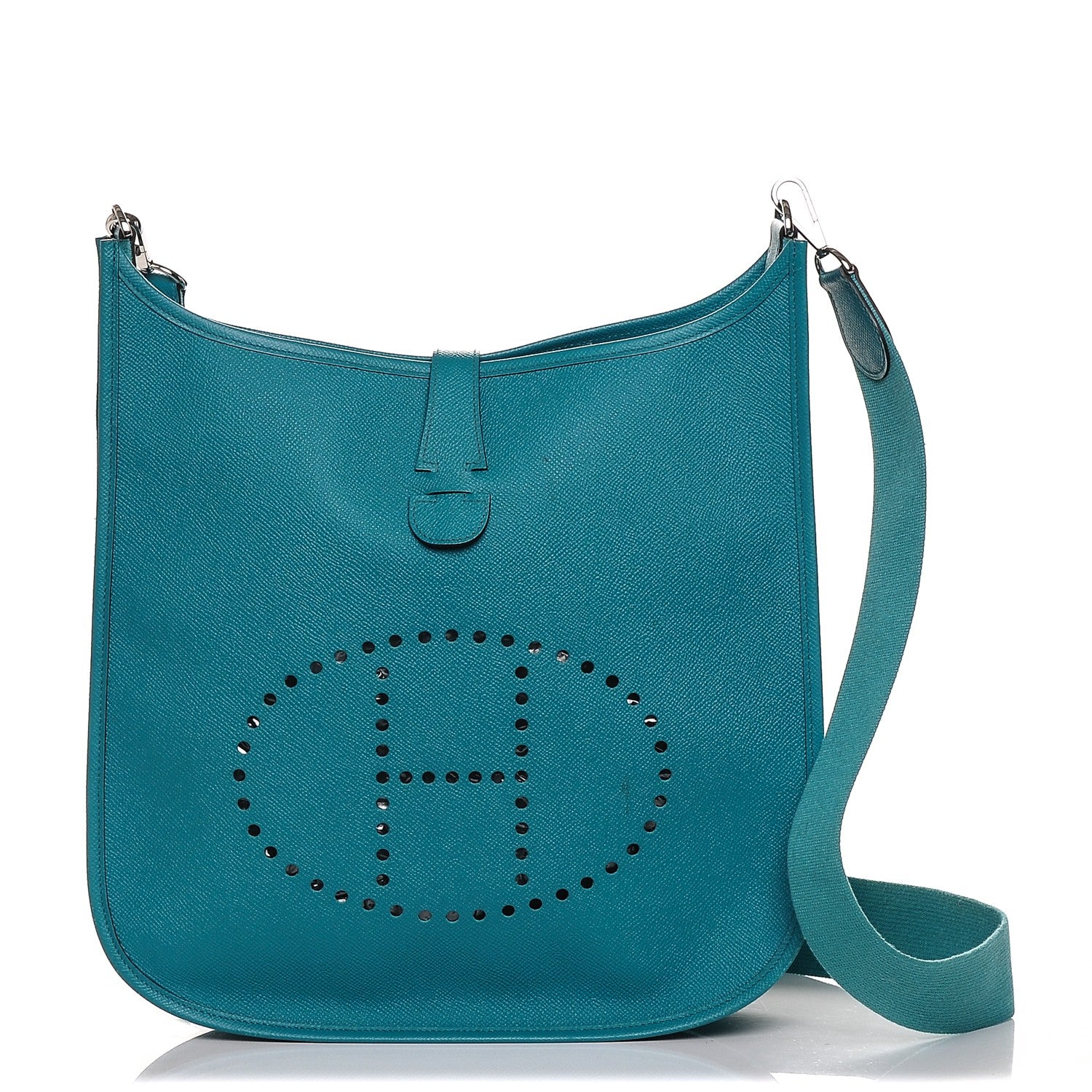 Hermes Epsom Evelyne III GM Bleu Paon 1 of 8