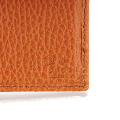 Gucci Pebbled Calfskin Web Bi-Fold Wallet Tan 6 of 7