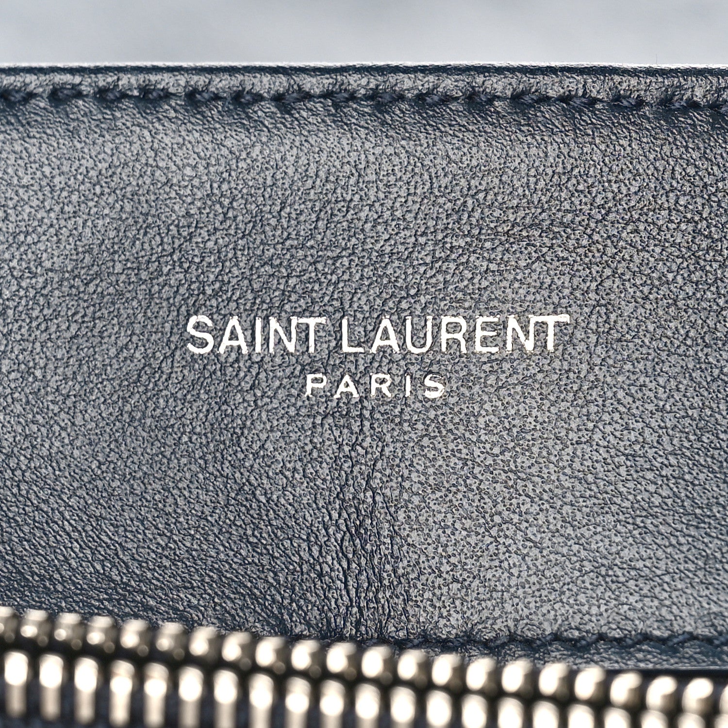 Saint Laurent Calfskin Y Quilted Monogram Medium Loulou Chain Satchel Medium Blue 6 of 8