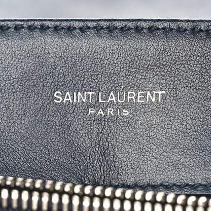 Saint Laurent Calfskin Y Quilted Monogram Medium Loulou Chain Satchel Medium Blue 6 of 8