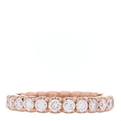 Parker & West by FASHIONPHILE 18K Rose Gold Diamond 1.08ct Full Eternity Band Ring 53 6.25 3 of 4