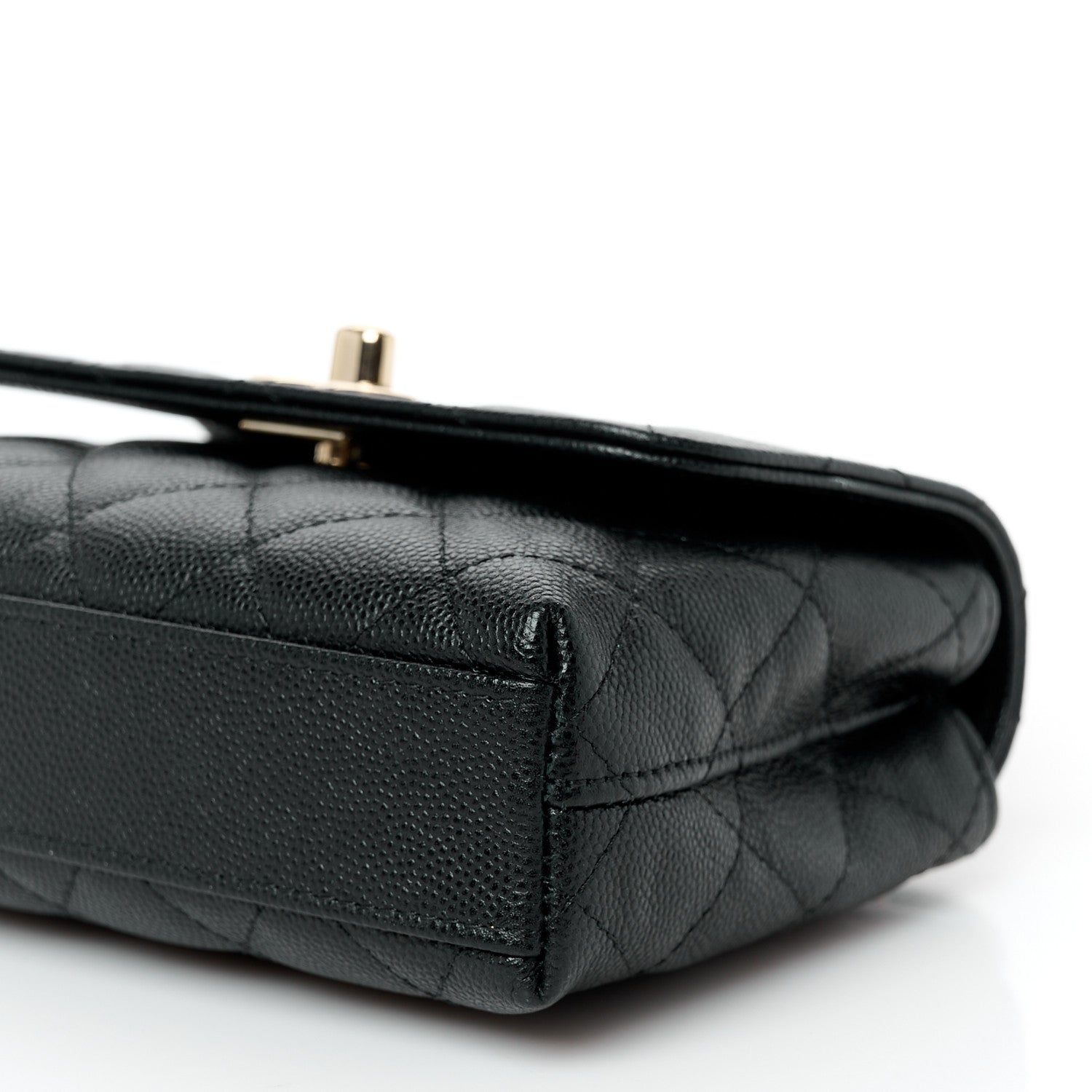 Chanel Iridescent Caviar Quilted Extra Mini Coco Handle Flap Black 4 of 4
