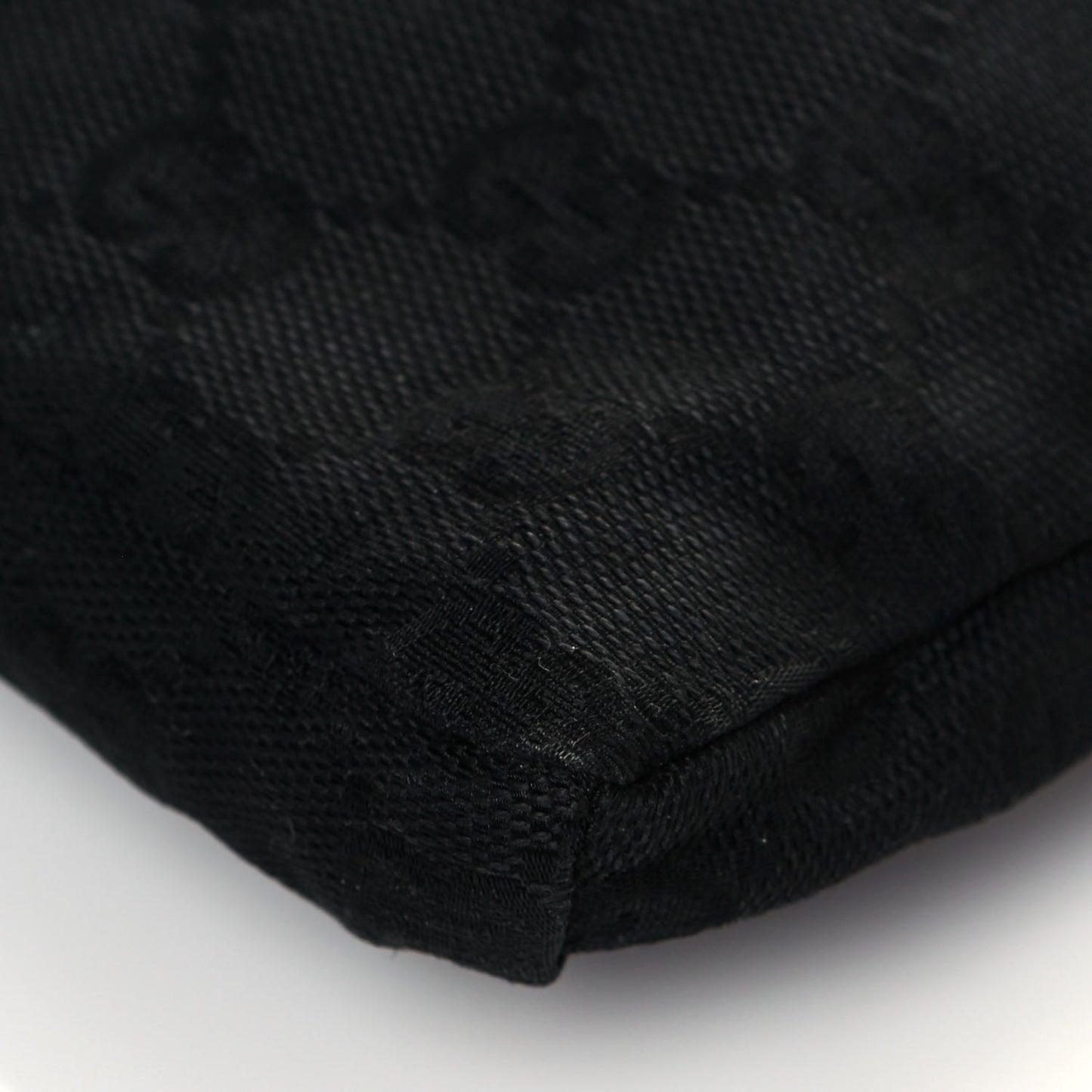 GG Monogram Double Pocket Belt Bag Black