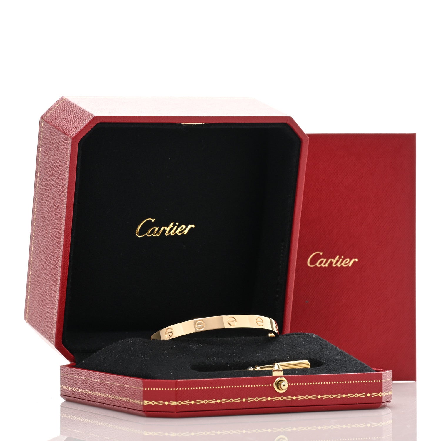 Cartier 18K Yellow Gold LOVE Bracelet 17 5 of 5