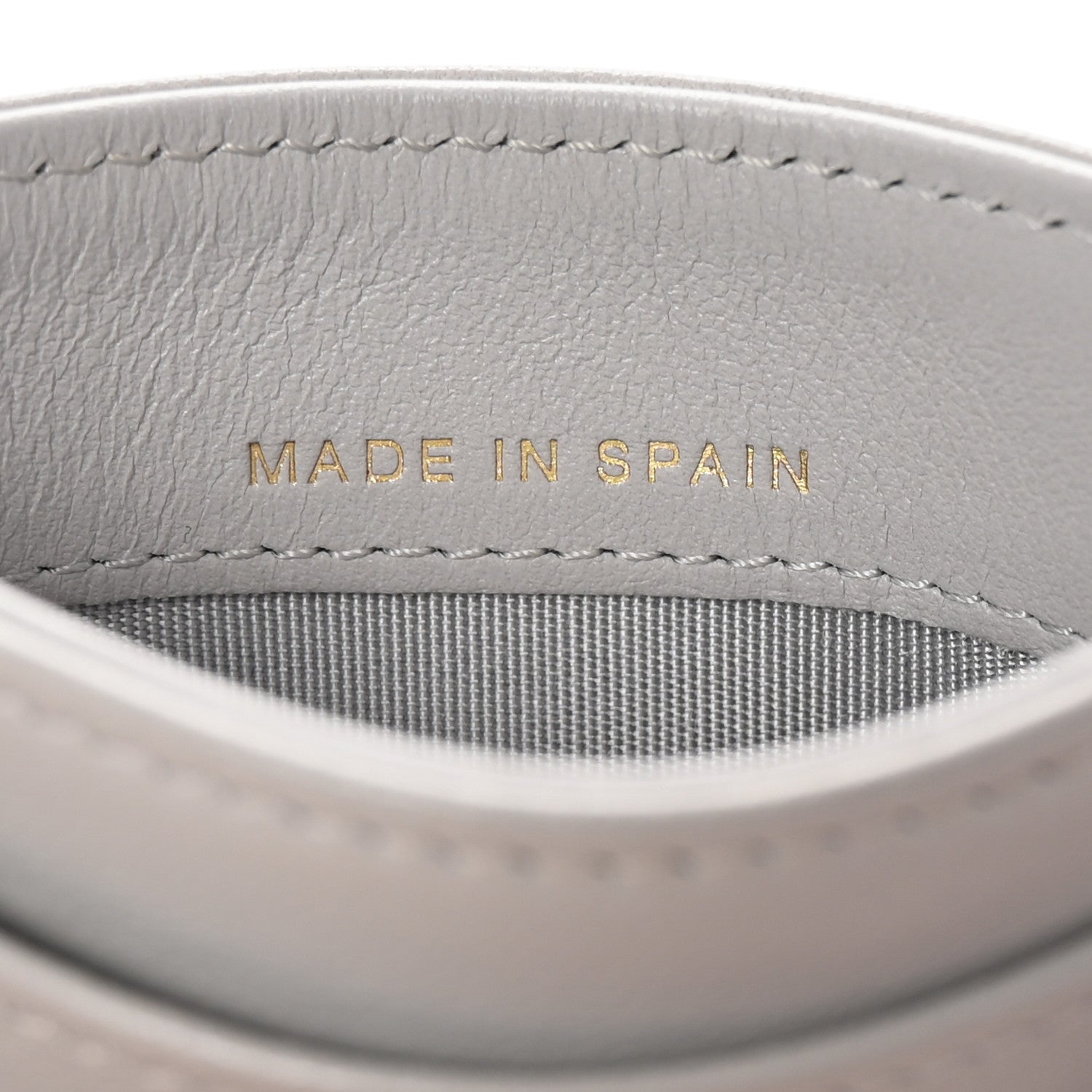 Chanel Lambskin Quilted Chanel 19 Card Holder Light Grey 7 of 8