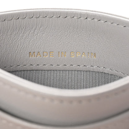 Chanel Lambskin Quilted Chanel 19 Card Holder Light Grey 7 of 8