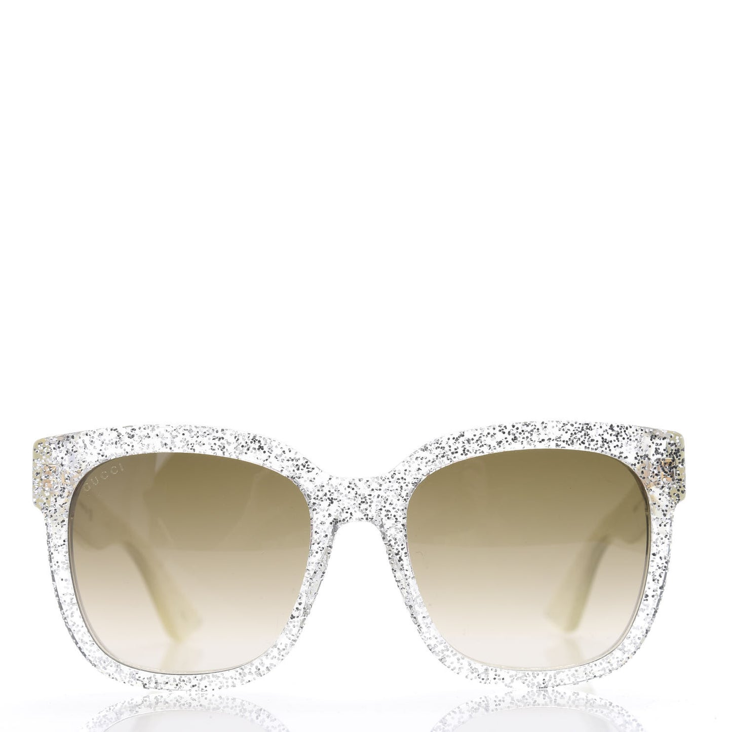 Acetate Glitter Sunglasses GG0034S Silver