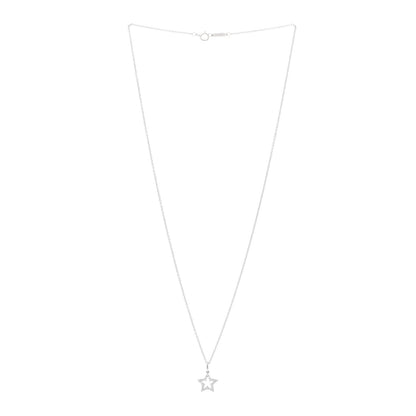 Tiffany Platinum Diamond Star Pendant Necklace 3 of 5