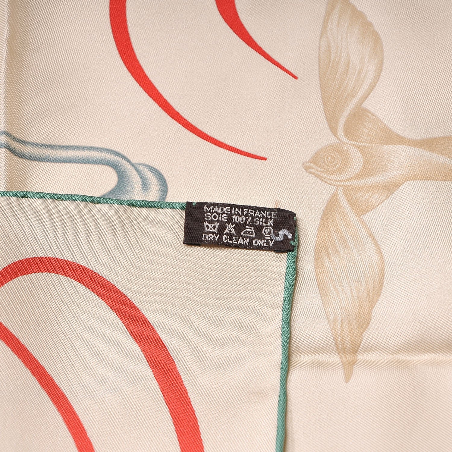 Hermes Silk Faune Lettree Scarf 90 3 of 8