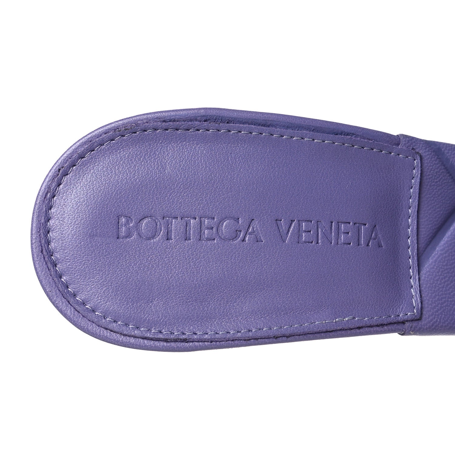 Bottega Veneta Nappa Quilted Rubber Lido Mule Sandals 35 Lavender 7 of 8
