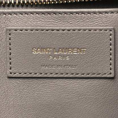 Saint Laurent Calfskin Small Monogram Cabas Fog 6 of 10