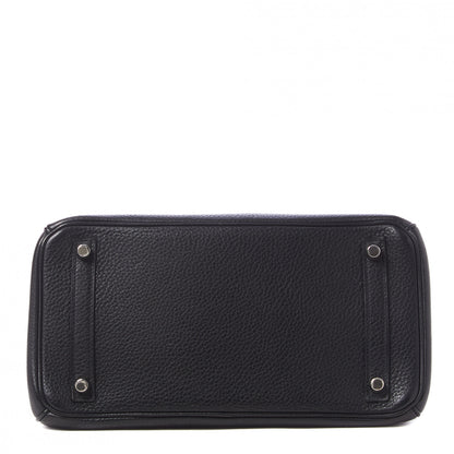 Hermes Taurillon Clemence Birkin 30 Black 5 of 27