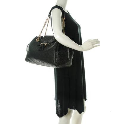 Gucci Guccissima Medium Emily Shoulder Bag Black 2 of 7