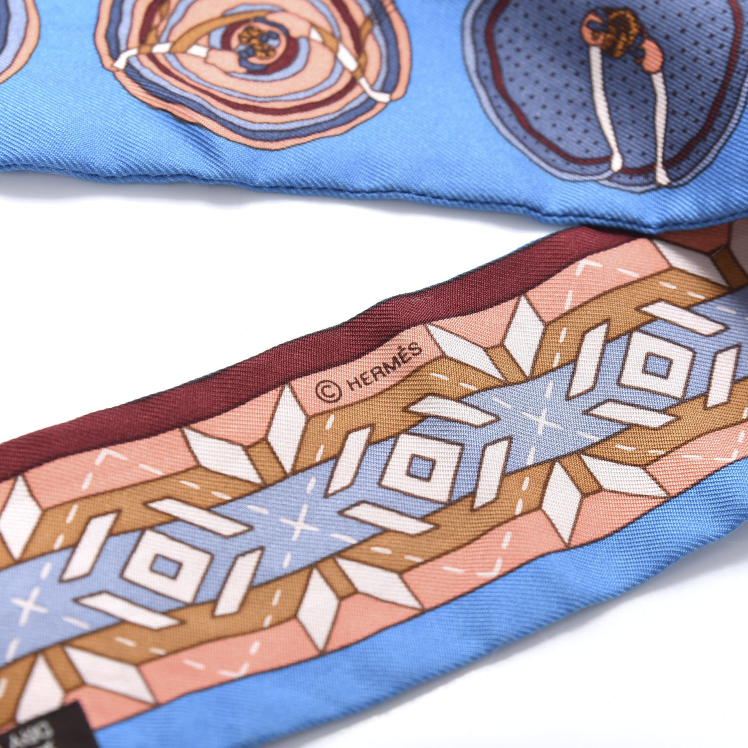 Hermes Silk Belles Du Mexique Twilly 2 of 4