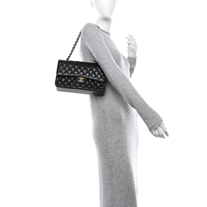 Chanel Caviar Quilted Medium Double Flap Black 5 of 11