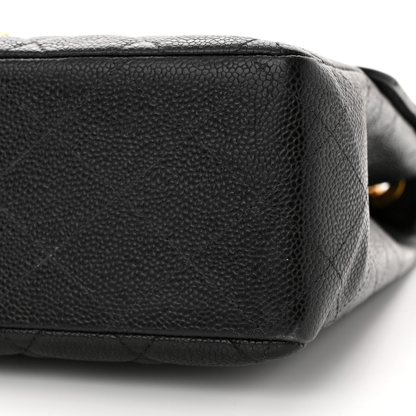 Caviar Quilted Jumbo Single Flap Black