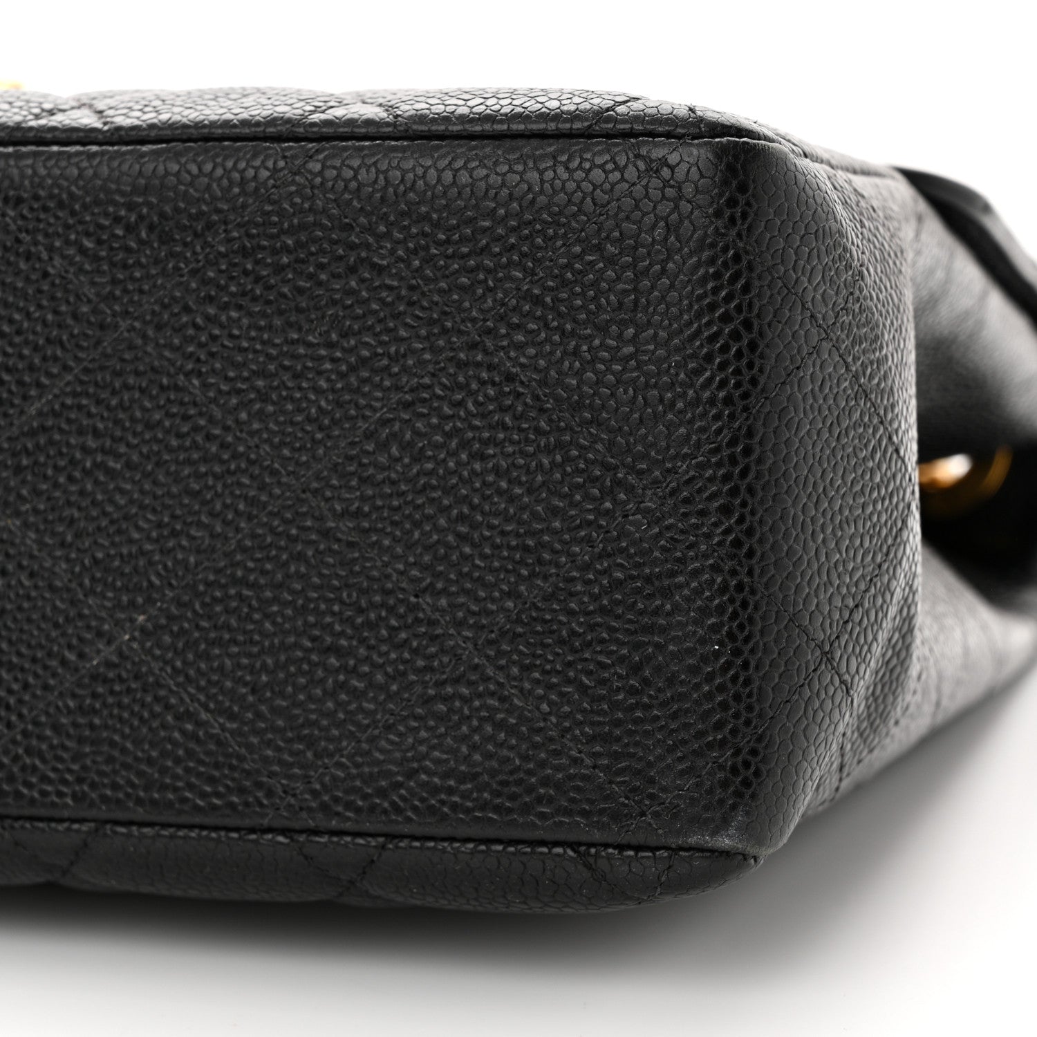 Chanel Caviar Quilted Jumbo Single Flap Black 10 of 15