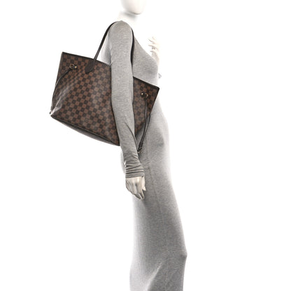 Louis Vuitton Damier Ebene Neo Neverfull MM Rose Ballerine 2 of 10
