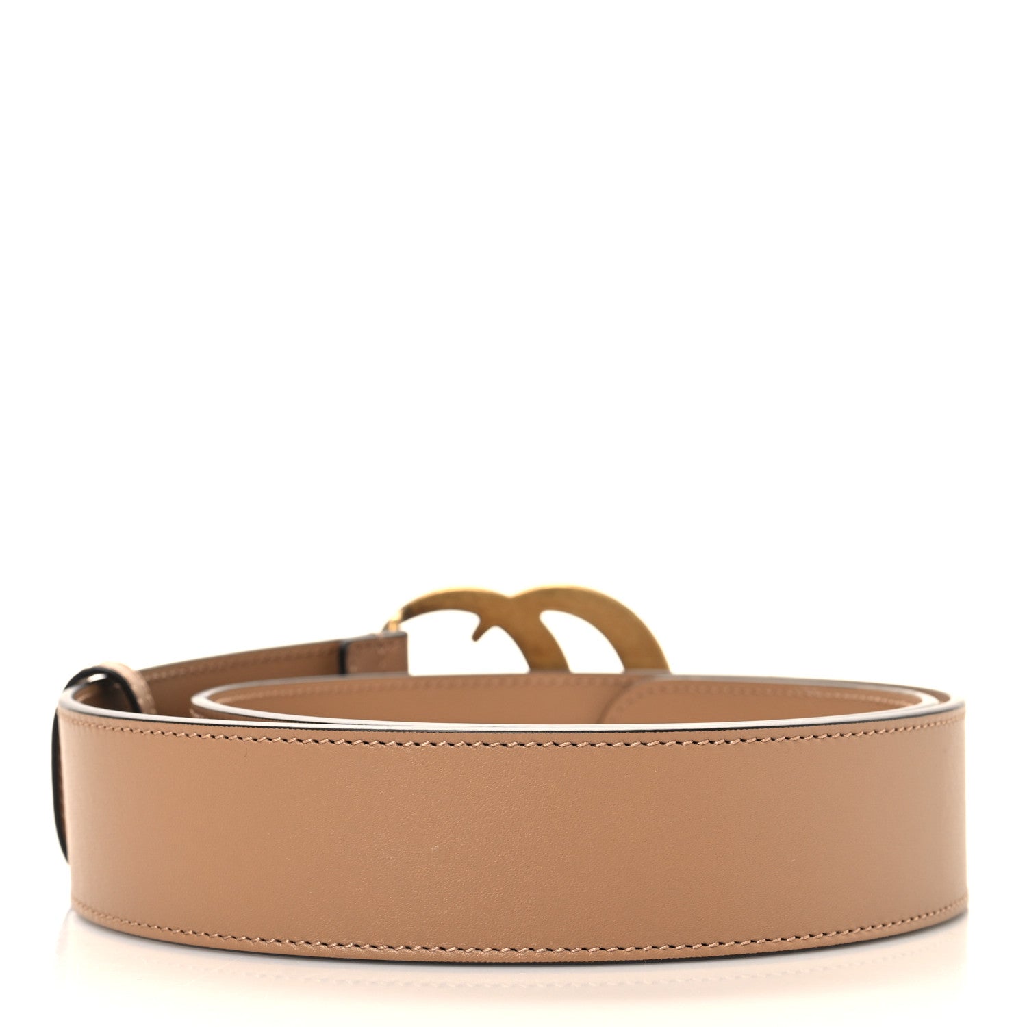 Gucci Calfskin Double G 40mm Belt  80 32 Tan 2 of 6
