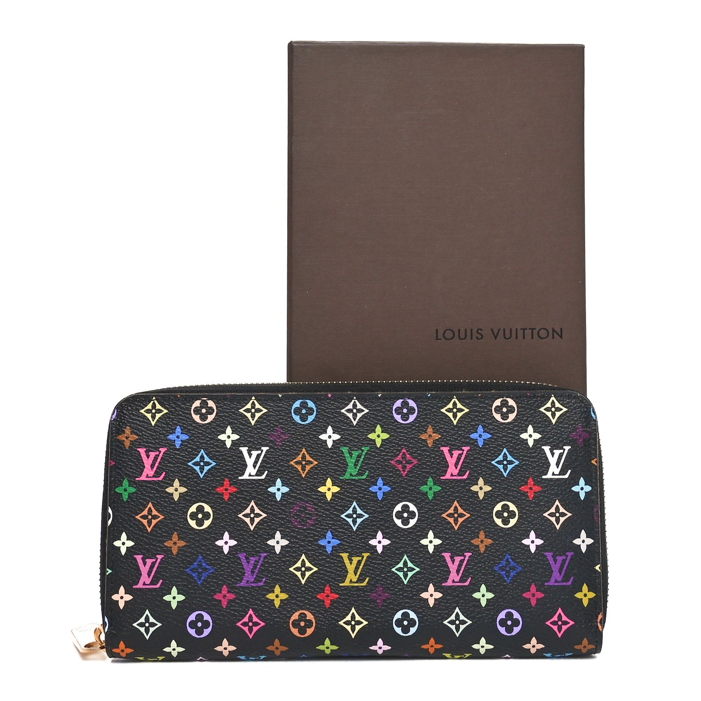 Monogram Multicolor Zippy Wallet Black Grenade