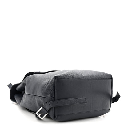 Saint Laurent Grained Calfskin Sac De Jour Backpack Navy 4 of 10