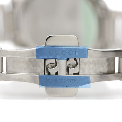 Gucci Stainless Steel 27mm G-Timeless Charm Quartz Watch Black 6 of 7