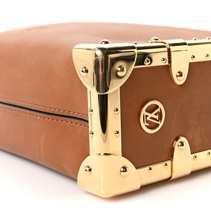 Louis Vuitton Calfskin Side Trunk MM Tan 9 of 9