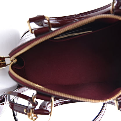 Louis Vuitton Vernis Alma BB Griotte 5 of 10