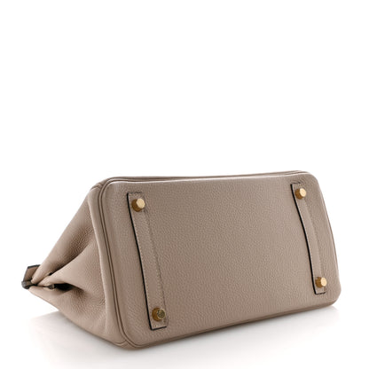 Hermes Togo Birkin 30 Gris Tourterelle 4 of 10