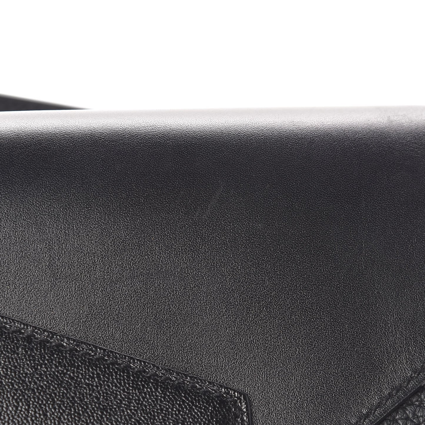 Box Taurillon Clemence Faco Clutch Black