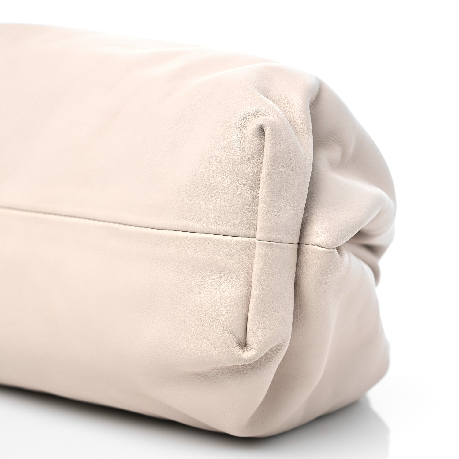 Bottega Veneta Smooth Butter Calf The Pouch Oversized Clutch Mist 8 of 8