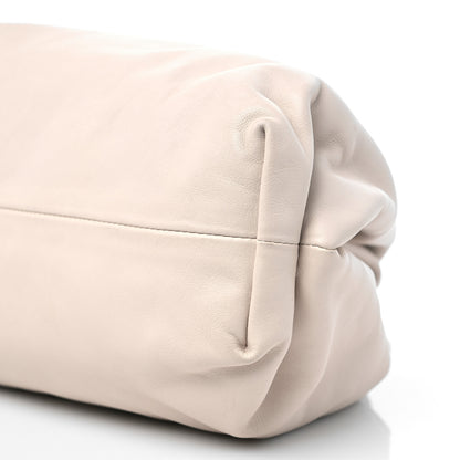 Bottega Veneta Smooth Butter Calf The Pouch Oversized Clutch Mist 8 of 8