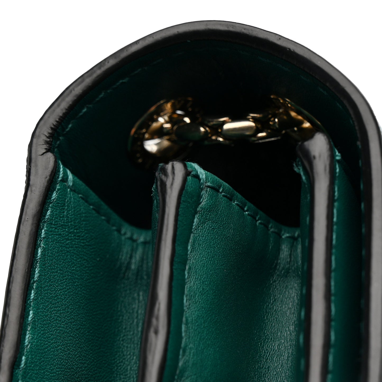 Calfskin Serpenti Forever Shoulder Bag Emerald Green