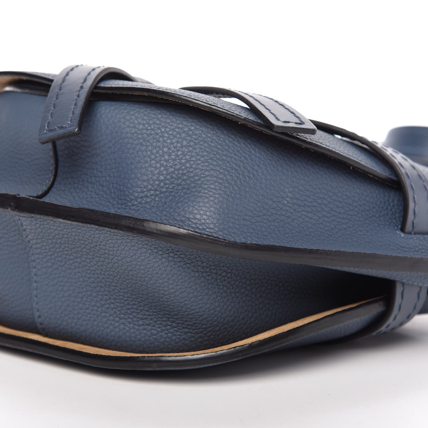Loewe Grained Calfskin Mini Gate Crossbody Bag Steel Blue 7 of 9