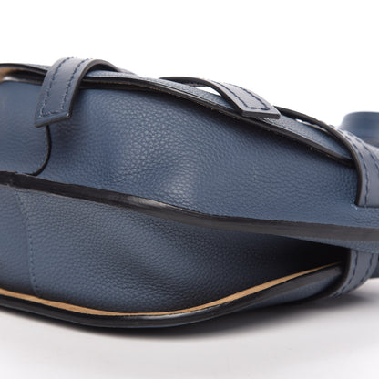 Loewe Grained Calfskin Mini Gate Crossbody Bag Steel Blue 7 of 9
